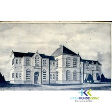 Lobith Pentekening Mariaschool te Lobith -Dorpsdijk- Gesloopt